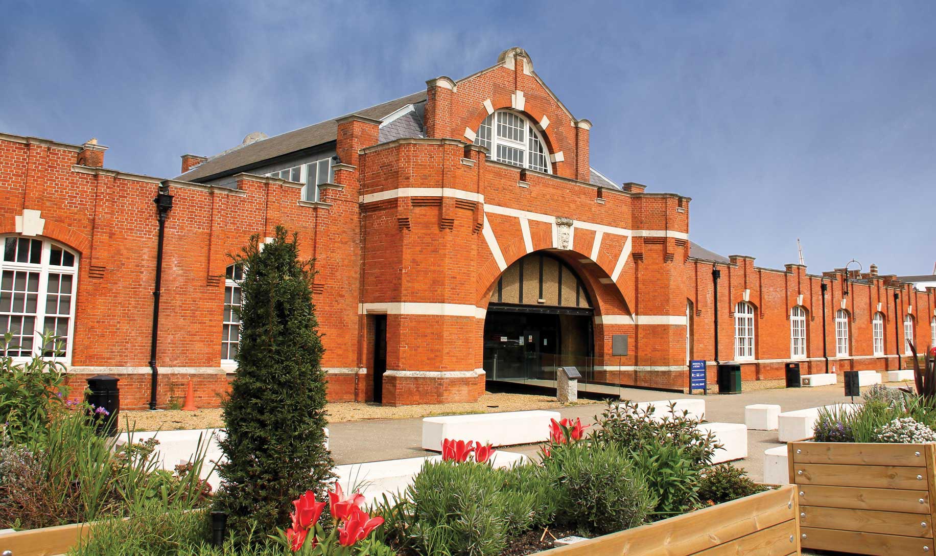 External shot of Drill Hall Library, Medway
